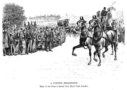 The Four-in-Hand Club parading through Hyde Park