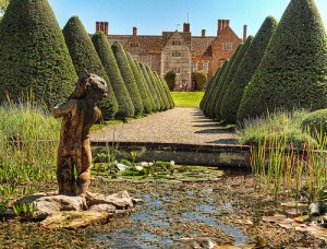 The garden of Littlecote House Hotel in Wiltshire