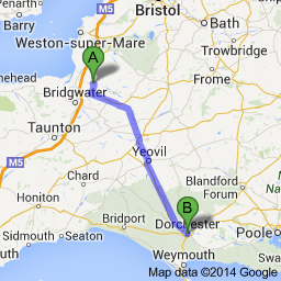 A = Sedgemoor B = Dorchester