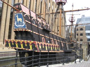 Replica of the Golden Hind