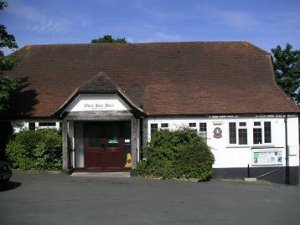 The White Hart Barn, now the village hall of Godstone Green