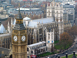 St. Margaret's Church from the London Eye