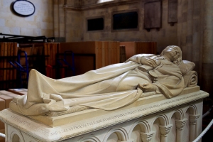 Monument to Sir William Petty, Romsey Church, Hampshire