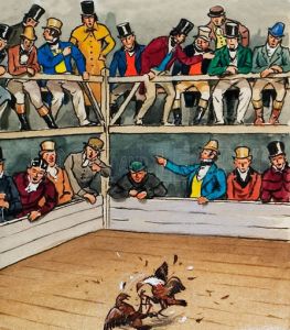 Cock-fighting in Georgian England